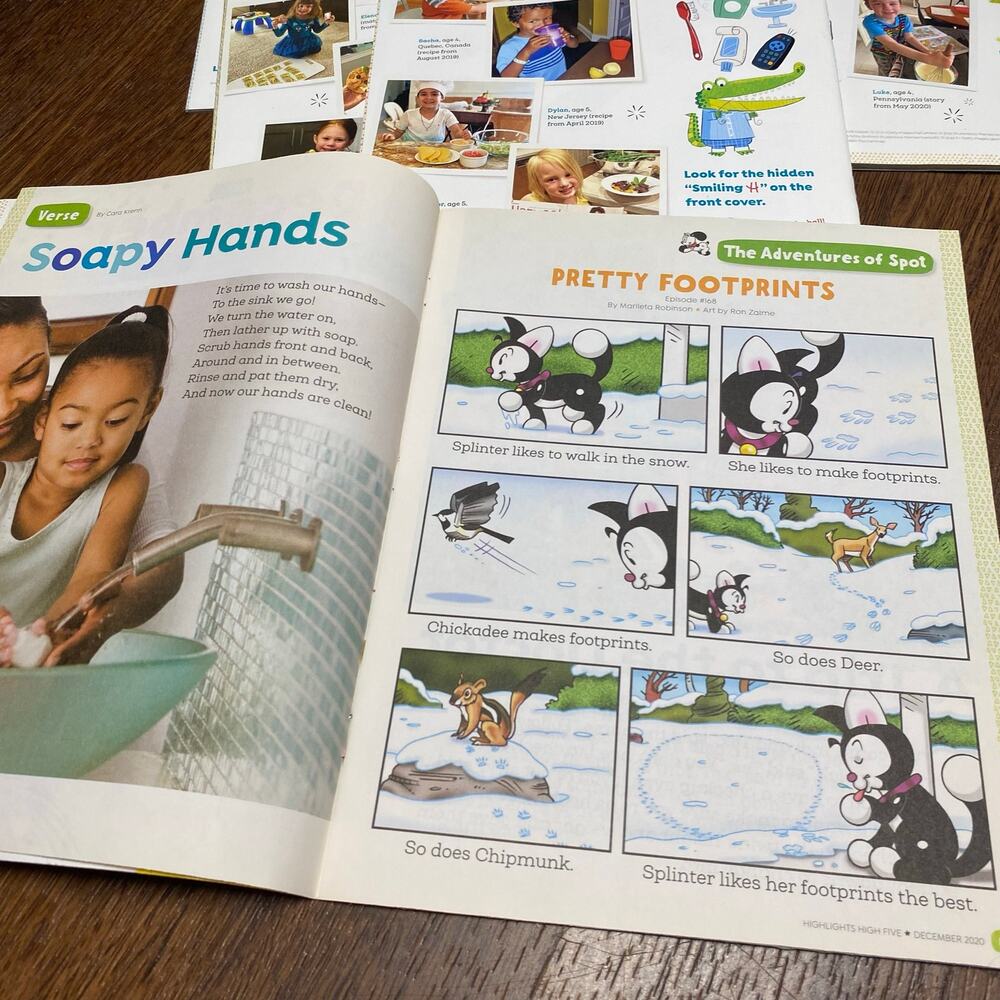 Lot of 8 Highlights High Five Children's Magazines Puzzles Stories Craft 2020 - Picture 4 of 10